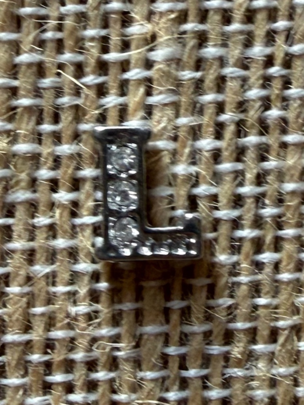 Silver Letter L